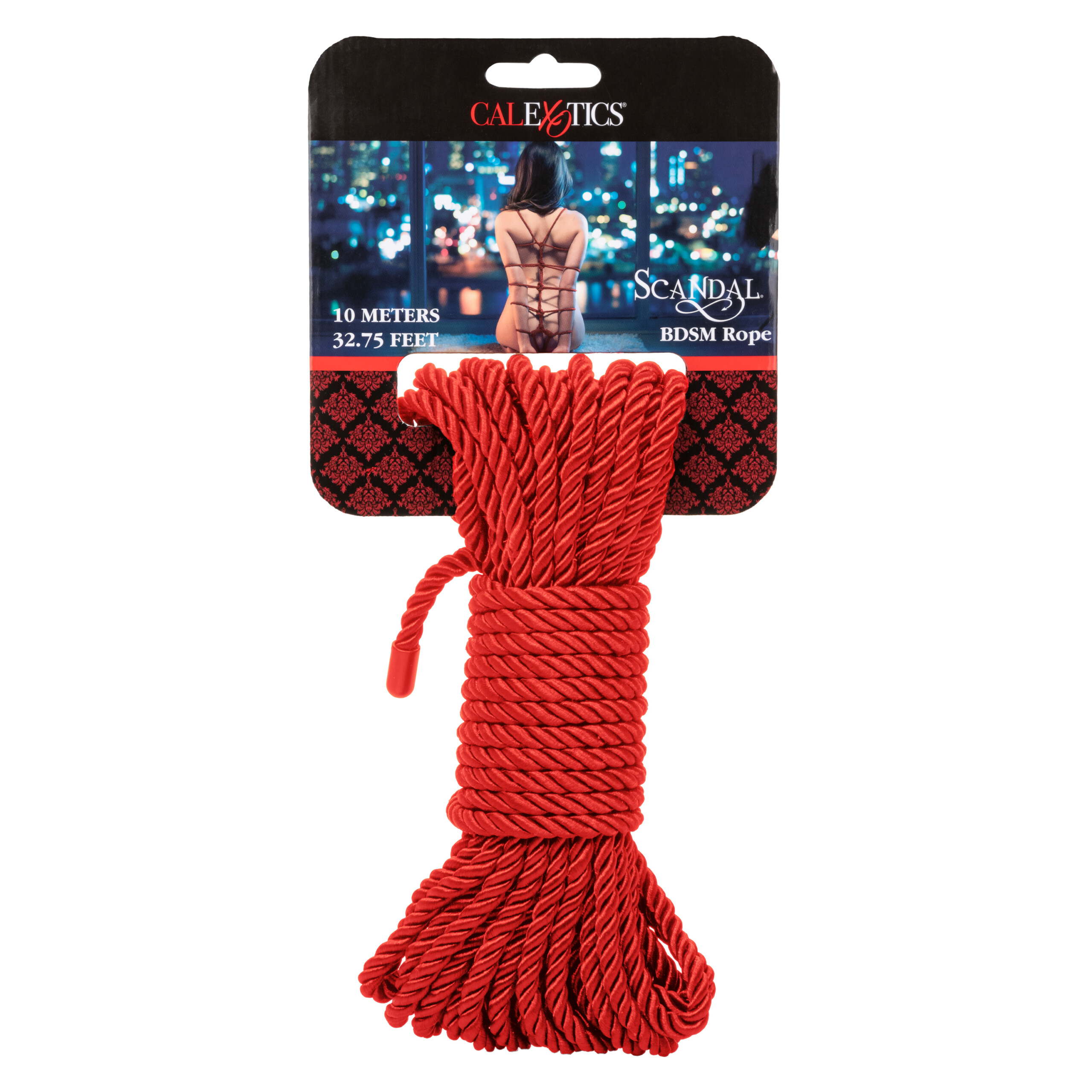 scandal bdsm rope 32.75ft/ 10m red