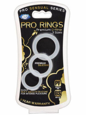 cloud 9 pro sensual silicone cock ring 3 pack