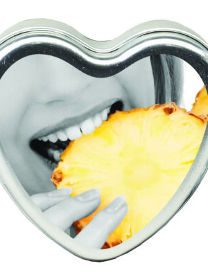 edible heart candle pineapple 4oz