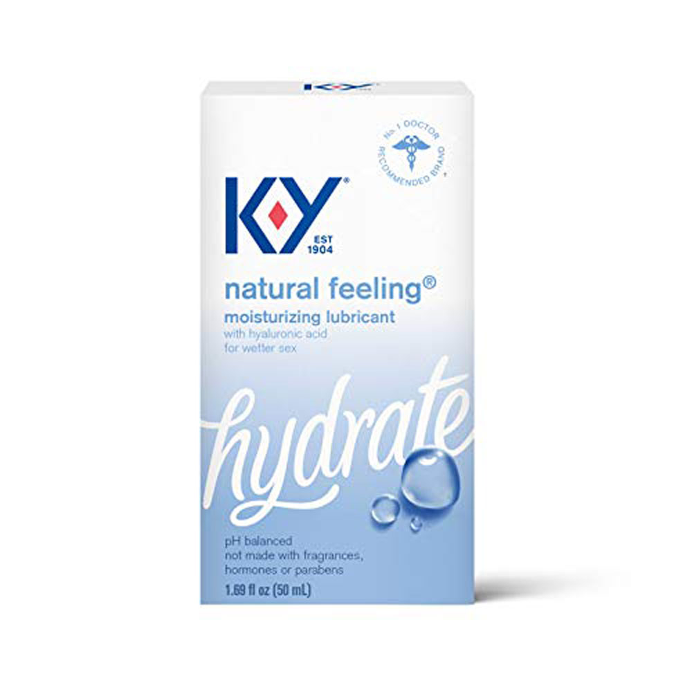 k y natural feeling lube with hyaluronic acid 1.69 fl oz / 50 ml