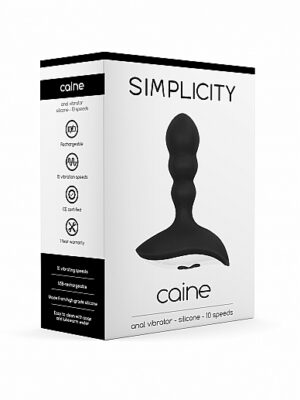 caine anal vibrator black caine anal vibrator black