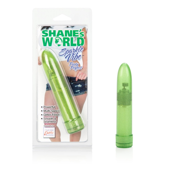shanes world sparkle vibes green