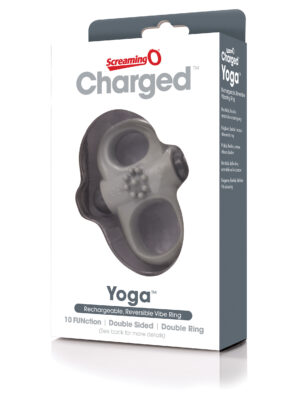 charged yoga rechargeable vibe ring grey