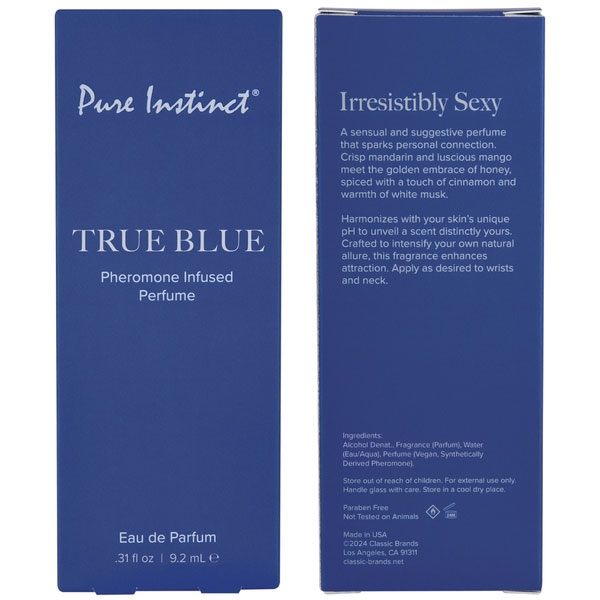 pure instinct pheromone perfume spray true blue 9.2 ml 0.31 floz pure instinct pheromone perfume spray true blue 9.2 ml 0.31 floz