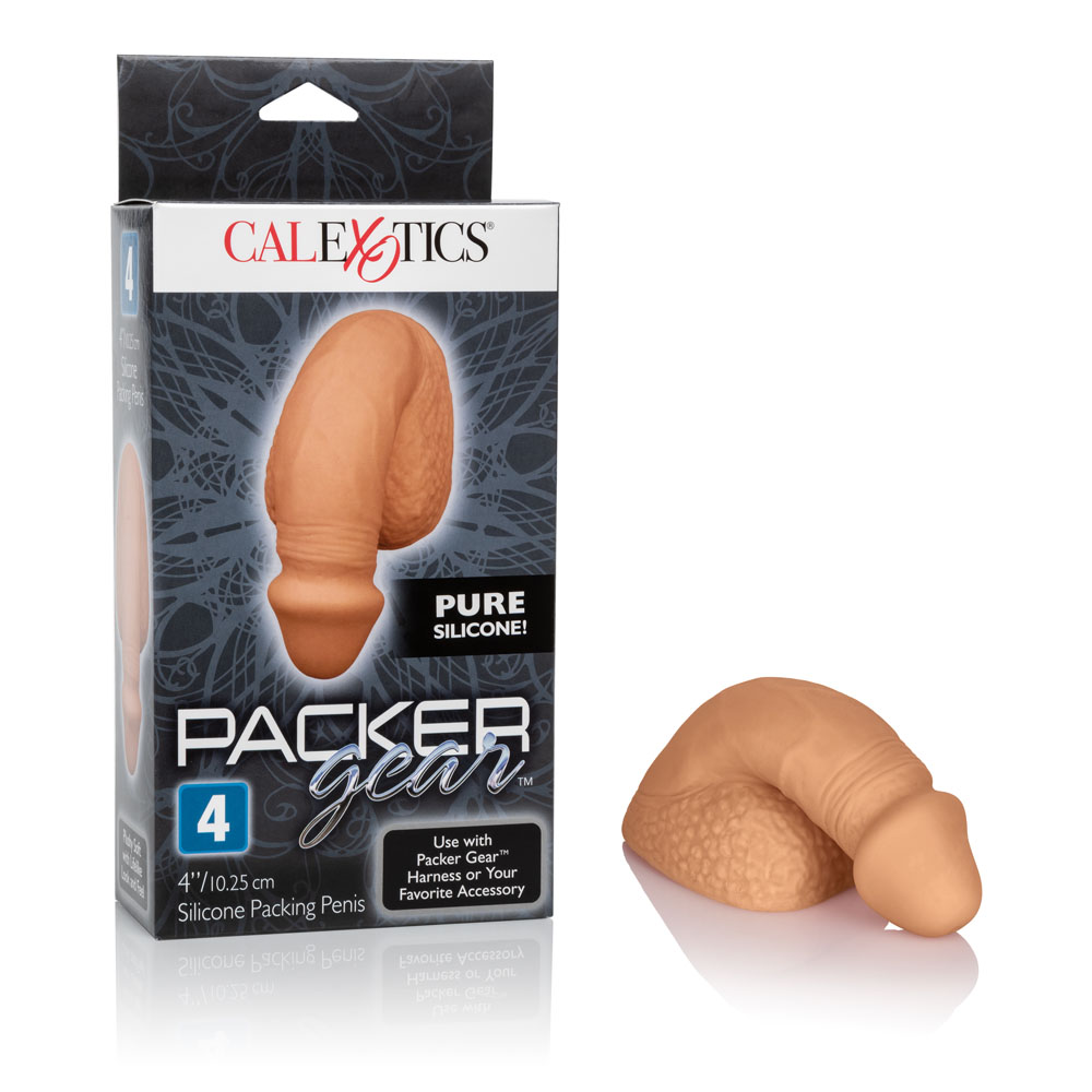 packer gear 4 inch silicone packing penis tan packer gear 4 inch silicone packing penis tan