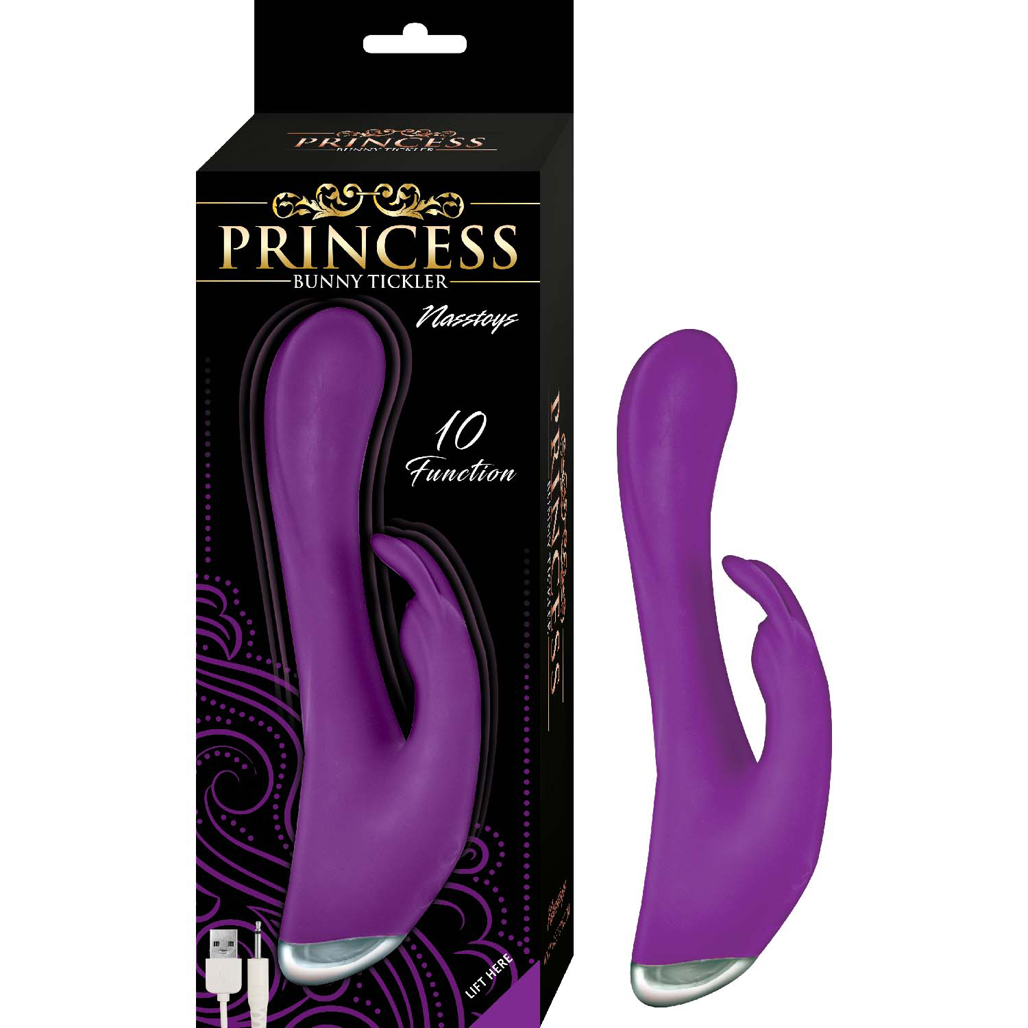 princess bunny tickler purple