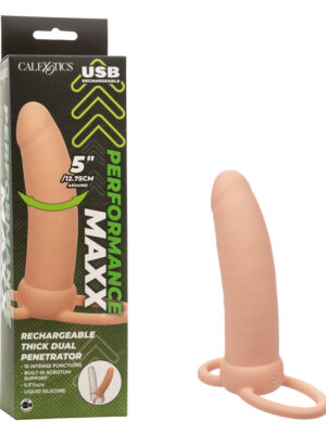 performance maxx rechargeable thick dual penetrator ivory performance maxx rechargeable thick dual penetrator ivory