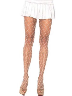 xena spandex diamond tights one size white