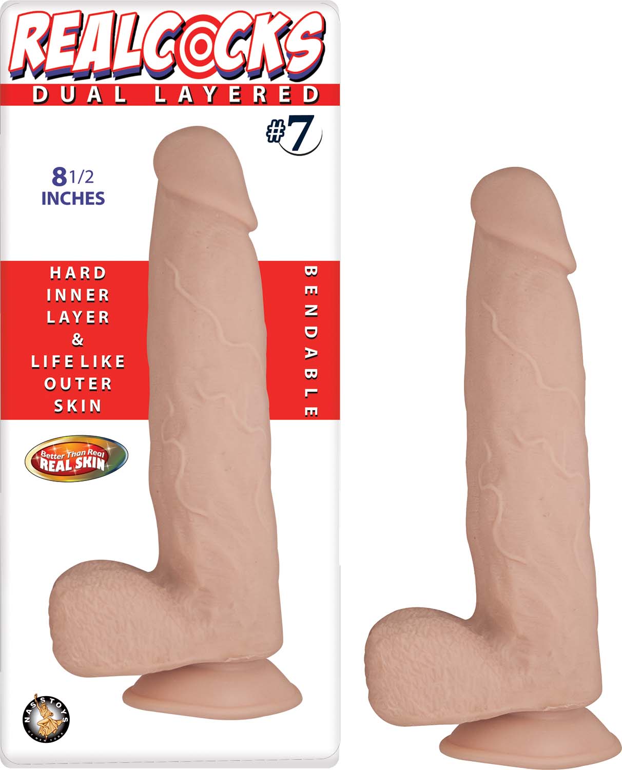 realcocks dual layered #8 flesh realcocks dual layered #8 flesh