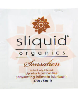 sliquid organics sensation 200 count case .17 oz./ 5ml foils