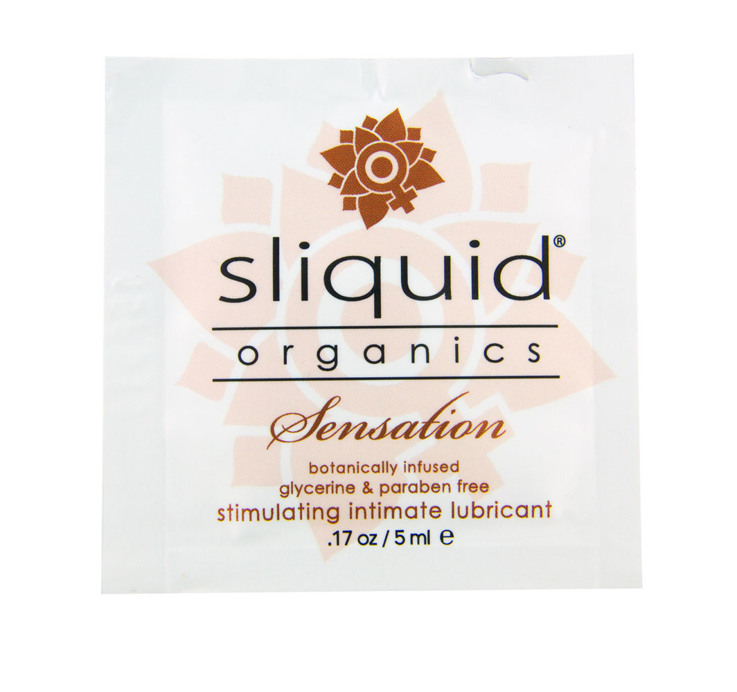 sliquid organics sensation 200 count case .17 oz./ 5ml foils