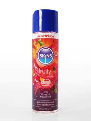 skins mango and passion fruit water based lubricant 4.4oz skins mango and passion fruit water based lubricant 4.4oz