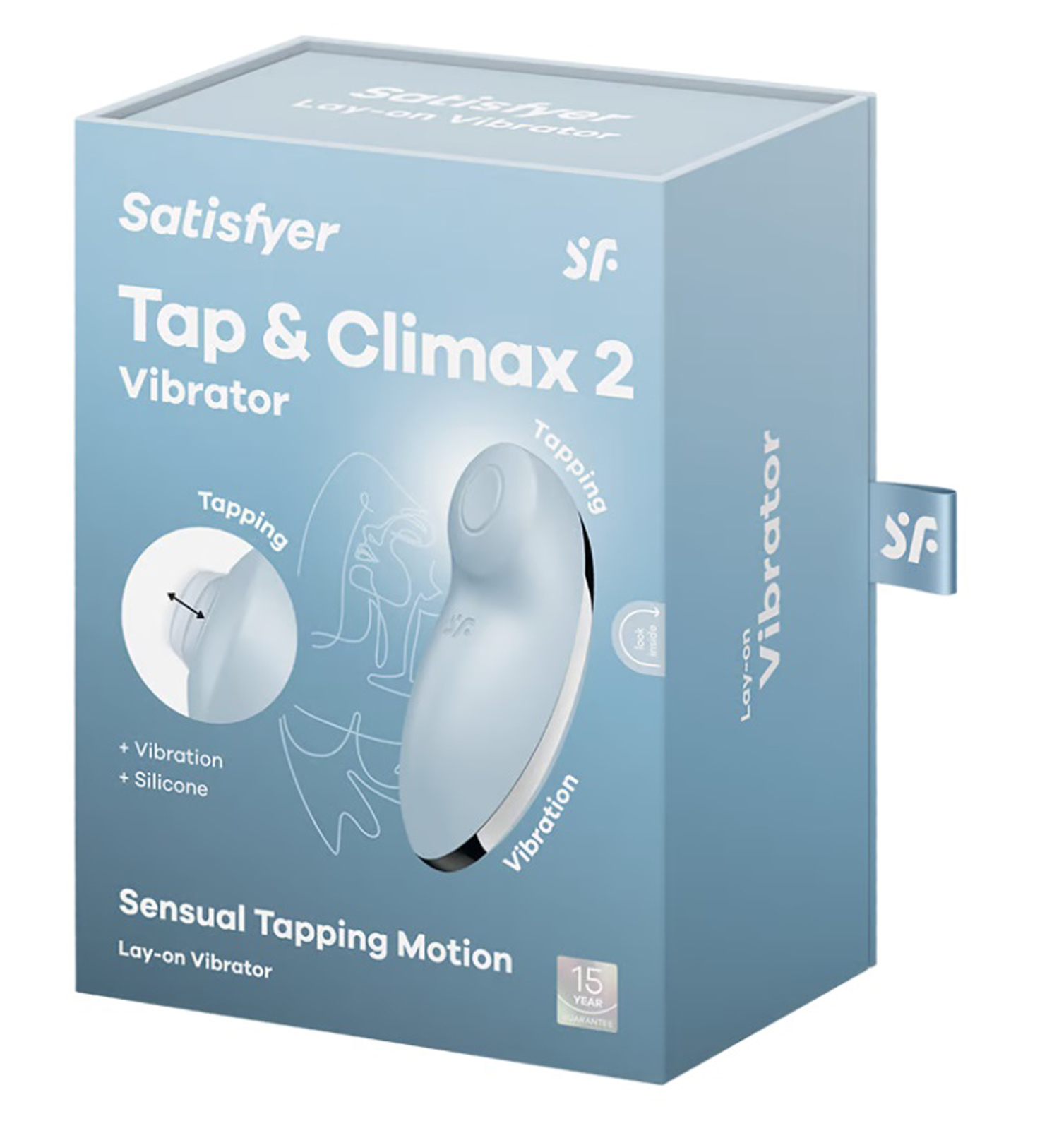tap and climax 2 vibrator blue