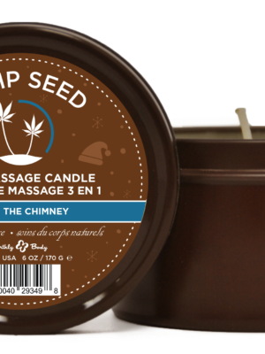 hemp seed 3 in 1 massage candle down the chimney 6oz/ 170 g