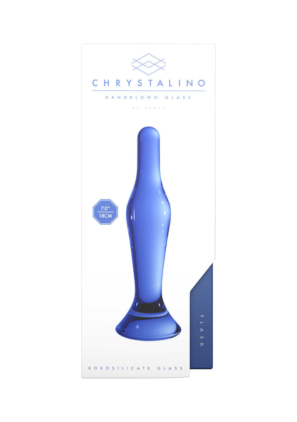 chrystalino flask blue