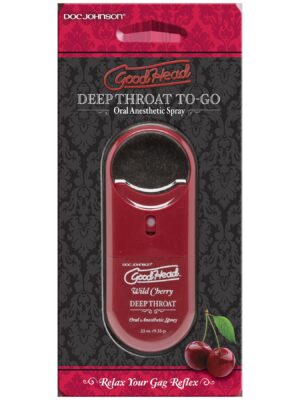 goodhead to go deep throat spray wild cherry goodhead to go deep throat spray wild cherry