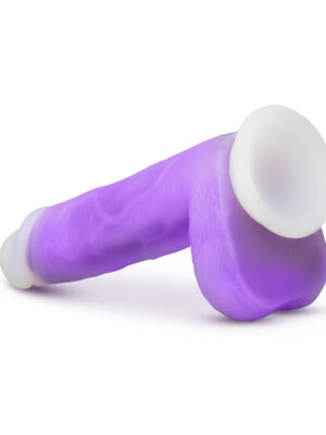 neo elite encore 8 inch vibrating dildo purple