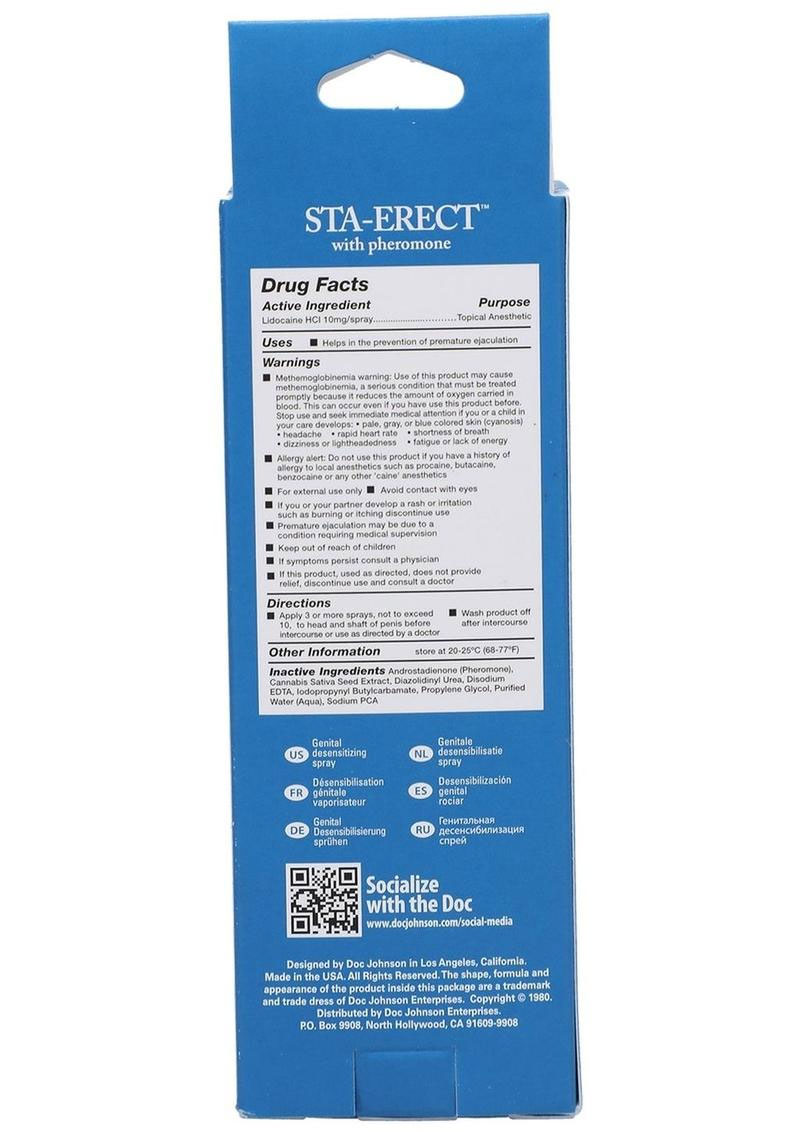 sta erect delay spray for men 2 fl. oz. boxed