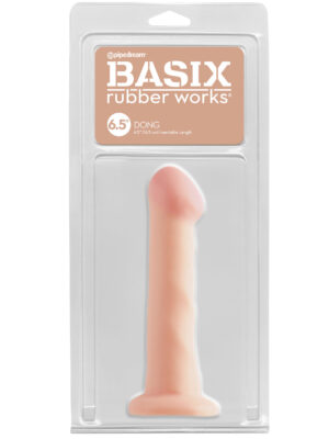 basix rubber works 6.5 inch dong with suction cup flesh basix rubber works 6.5 inch dong with suction cup flesh