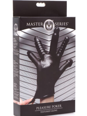 pleasure poker textured glove