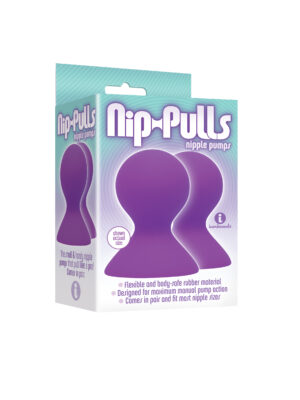 the 9's silicone nipple pumps purple
