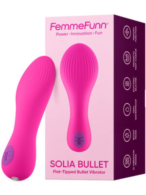 solia bullet flat tipped vibrator pink solia bullet flat tipped vibrator pink