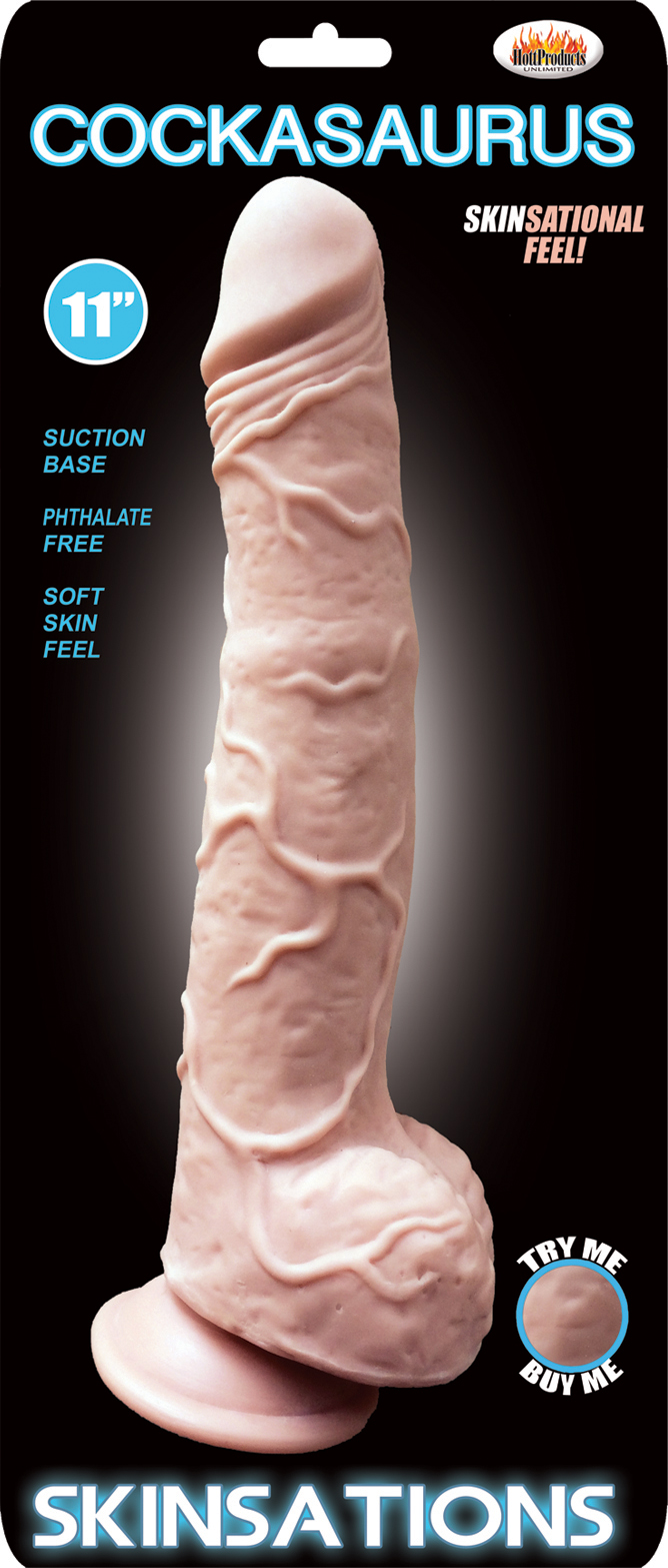 skinsations cockasaurus 11 inch dildo