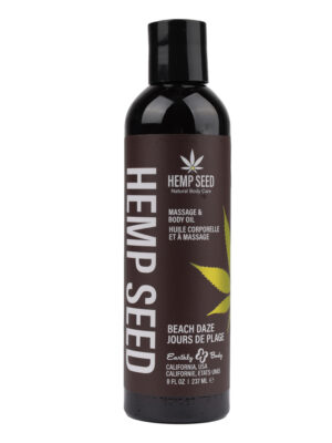 hemp seed massage and body oil beach daze 8 fl. oz./ 237 ml