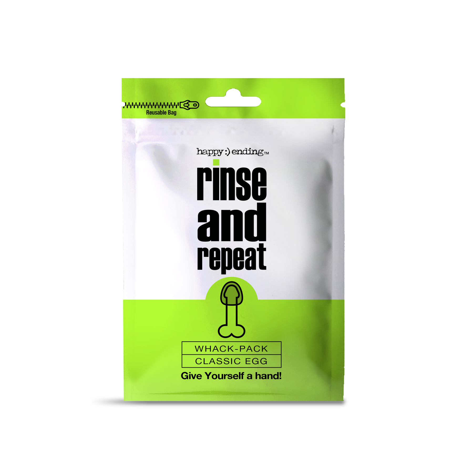 happy ending rinse and repeat whack pack egg