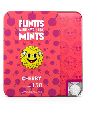 flintts mouth watering mints cherry f strength 150 flintts mouth watering mints cherry f strength 150