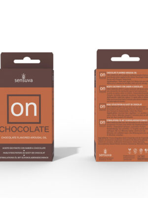 on chocolate flavored arousal oil medium box 0.17 fl. oz. box