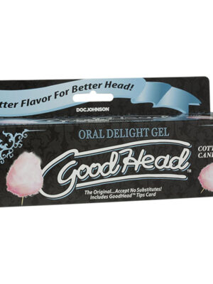 goodhead oral delight gel 4 oz tube cotton candy