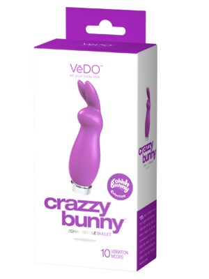crazzy bunny rechargeable bullet perfectly purple