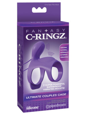 fantasy c ringz ultimate couples cage purple