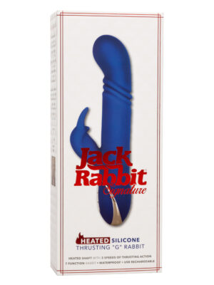 jack rabbit signature heated silicone thrusting g rabbit