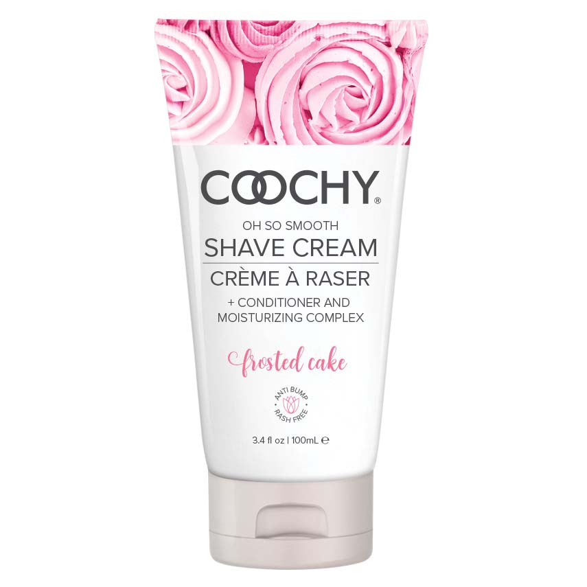 coochy shave cream frosted cake 3.4 oz