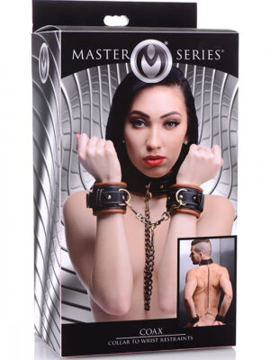 coax collar to wrist restraints