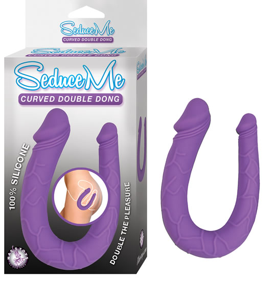 seduce me curved double dong purple seduce me curved double dong purple