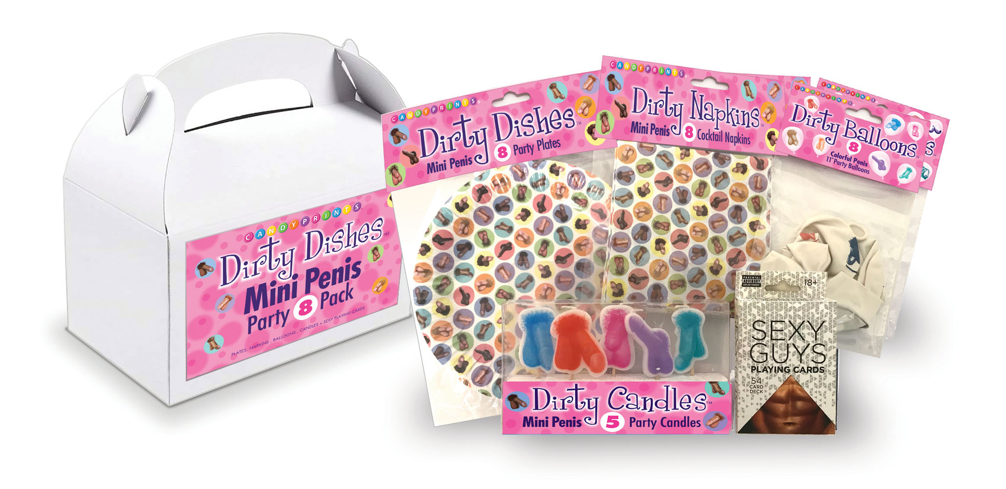 mini penis 8 party pack