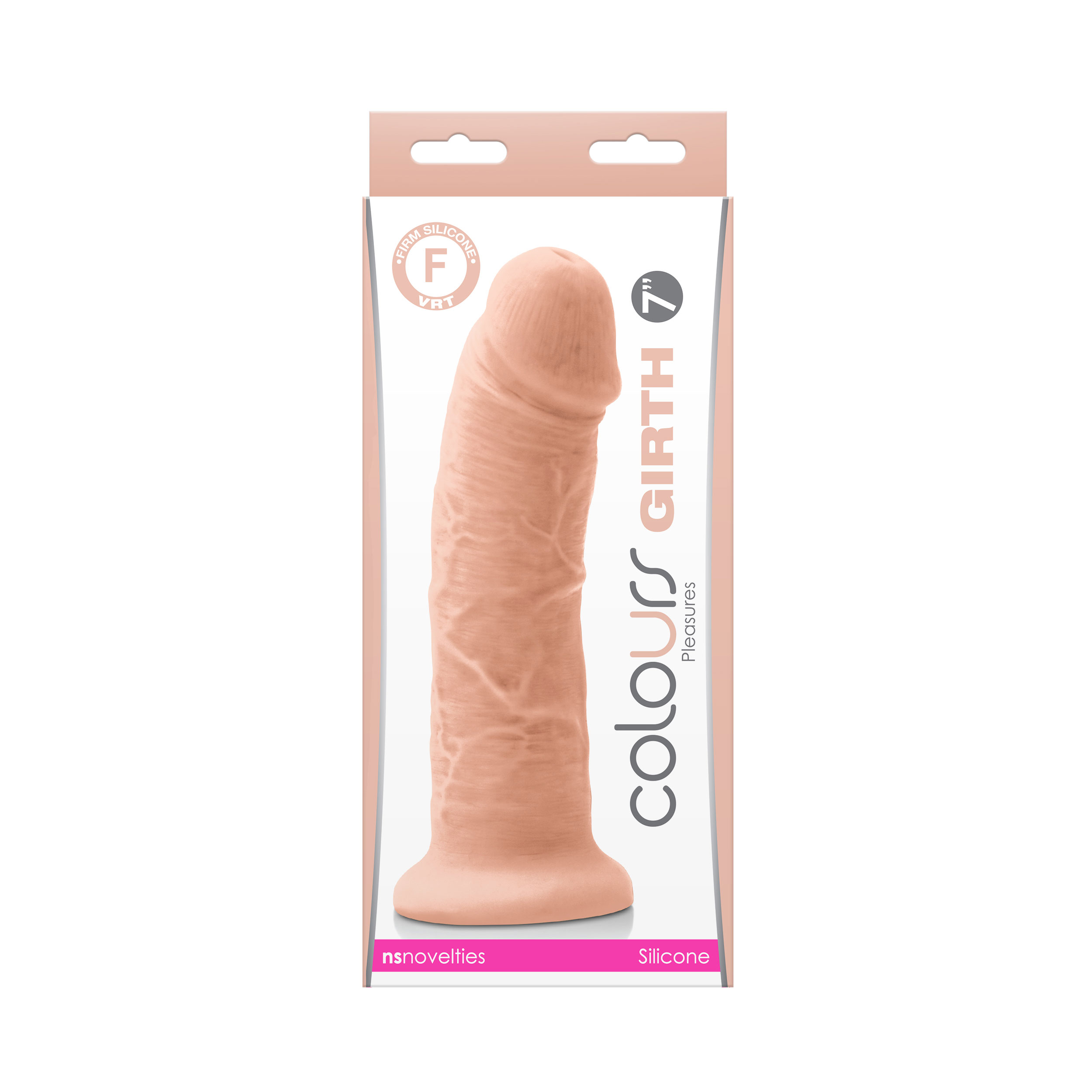 colours girth 7 inch dildo white colours girth 7 inch dildo white