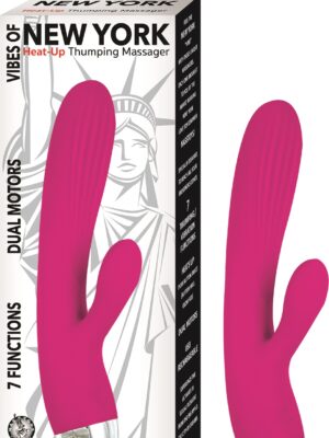 vibes of new york heat up thumping massager
