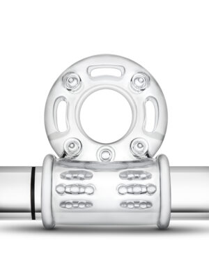 stay hard 10 function vibrating bull ring clear