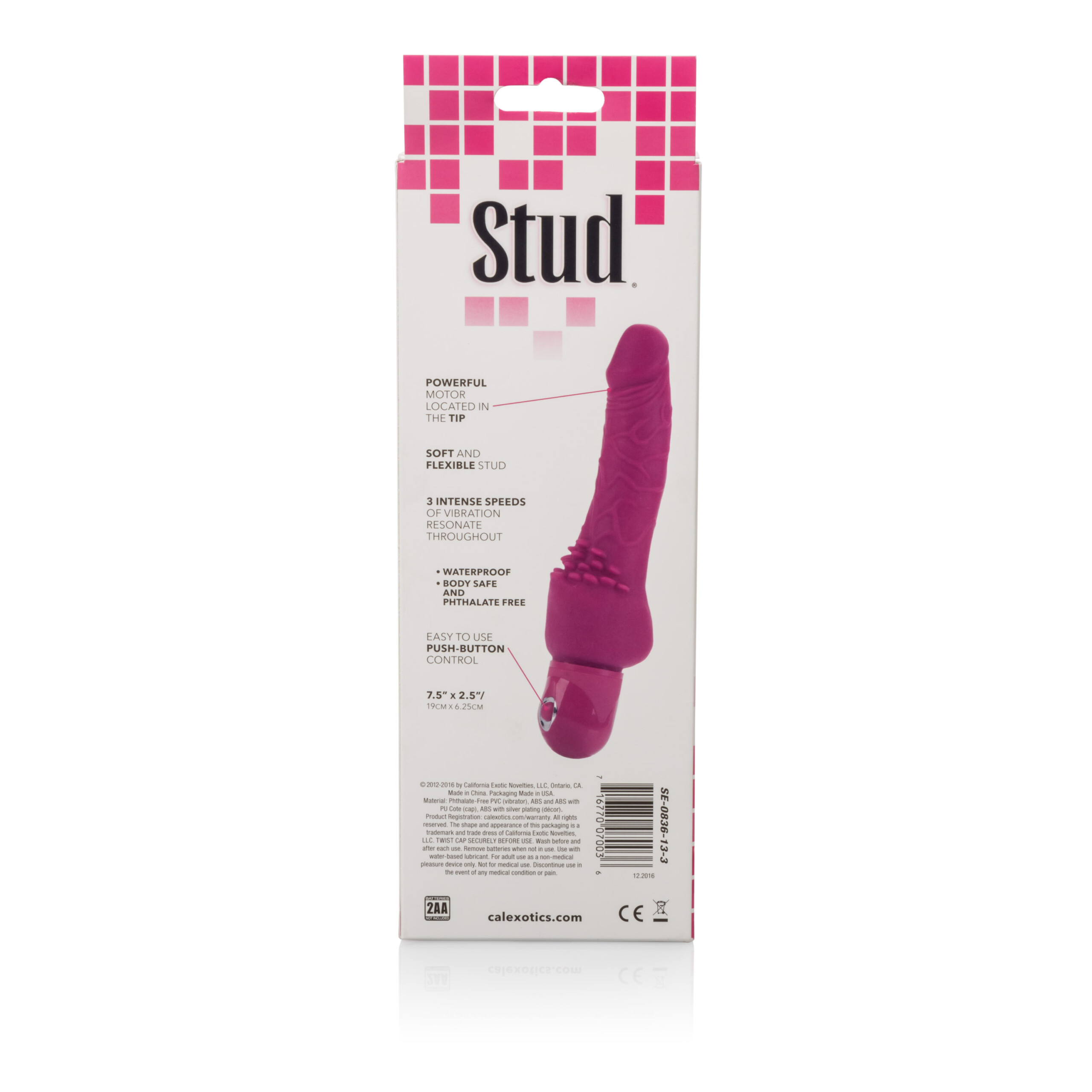 waterproof power stud cliterrific dong pink