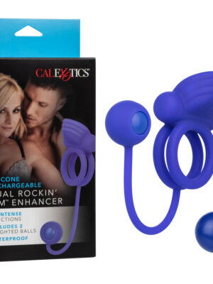 silicone rechargeable dual rockin' rim enhancer