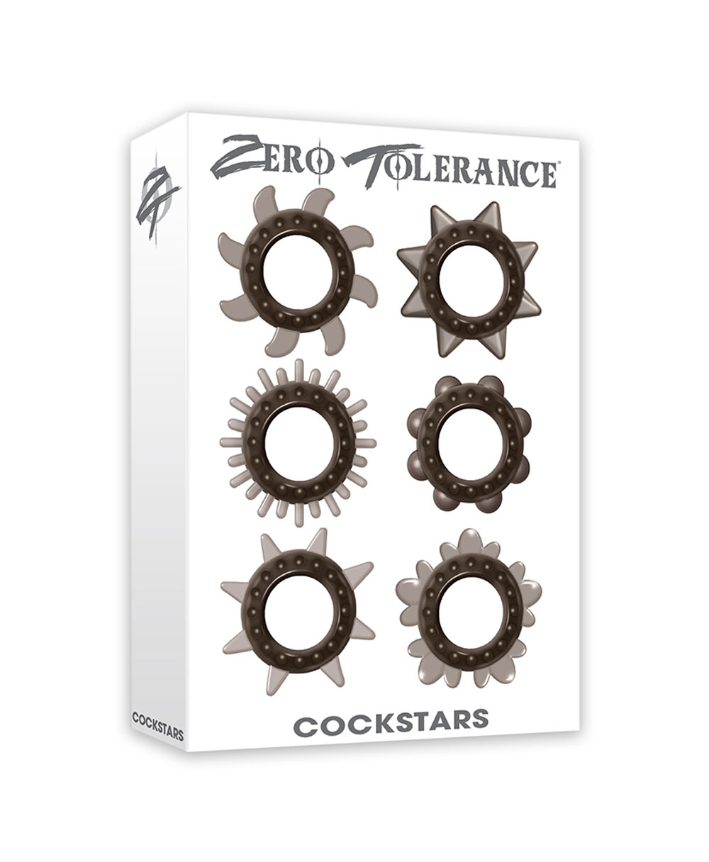zero tolerance cockstars 6 cock ring set