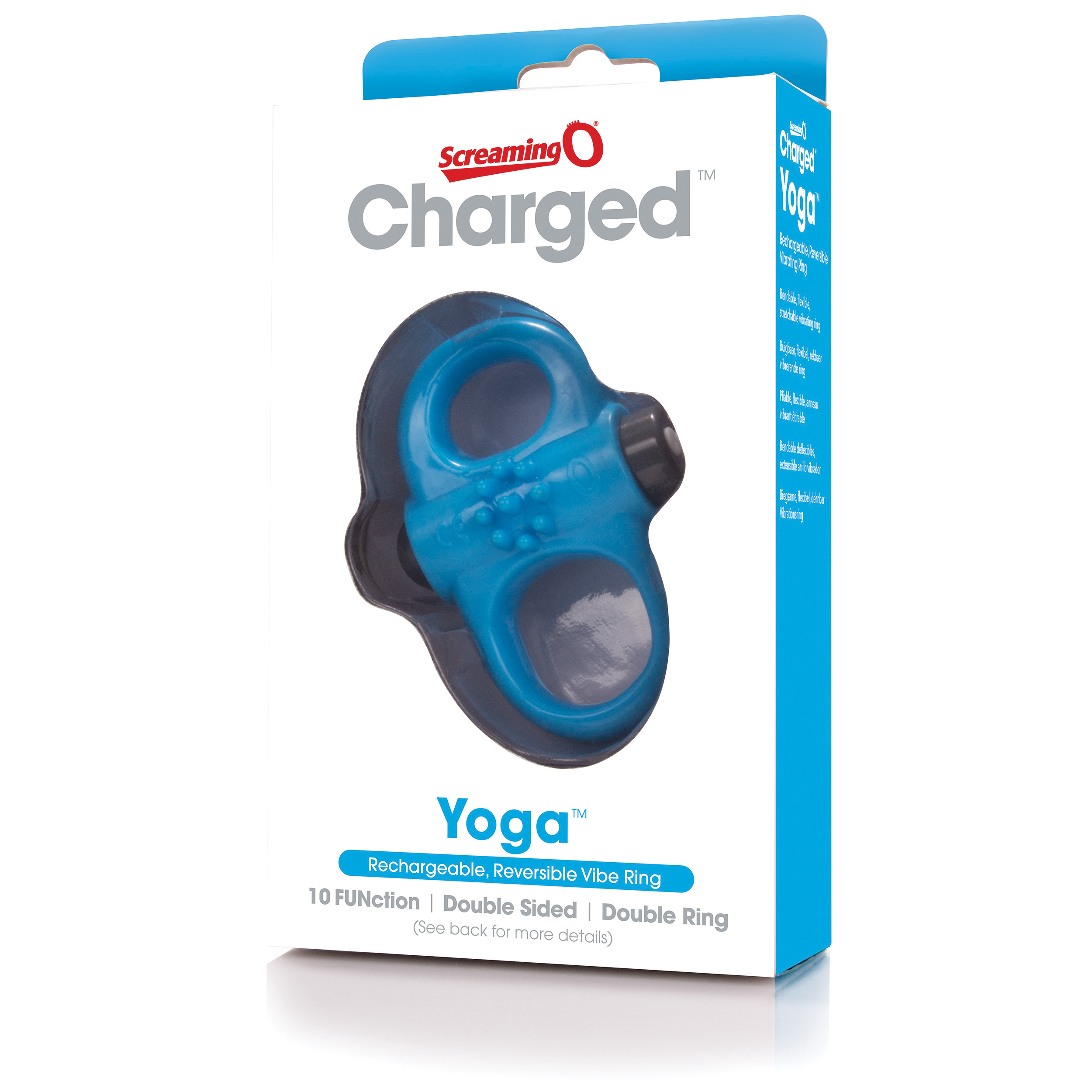 charged yoga rechargeable vibe ring blue