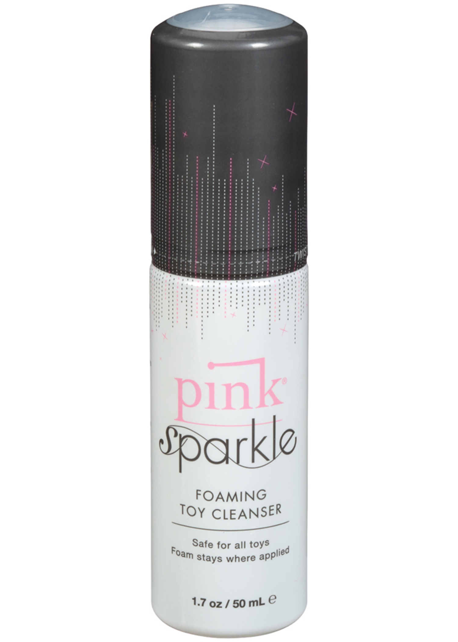 pink sparkle foaming toy cleaner 1.7 oz.