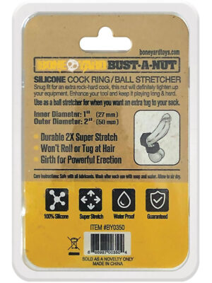 bust a nut cock ring black bust a nut cock ring black