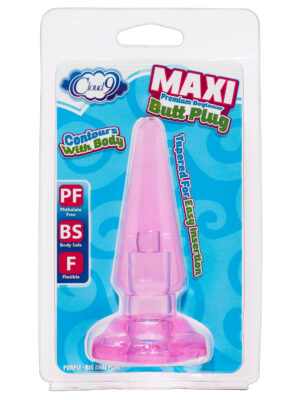maxi butt plug purple