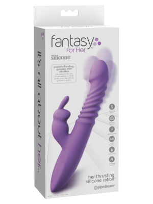 fantasy for her her thrusting silicone rabbit